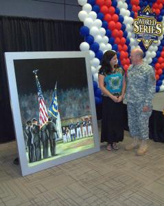2012 American Legion World Series Commemorative Painting Unveiled At The Cleveland County LeGrand Center